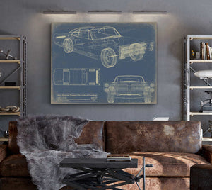 Pontiac Bonneville Hardtop 2Door 1966 Wall Art from Bella Frye.