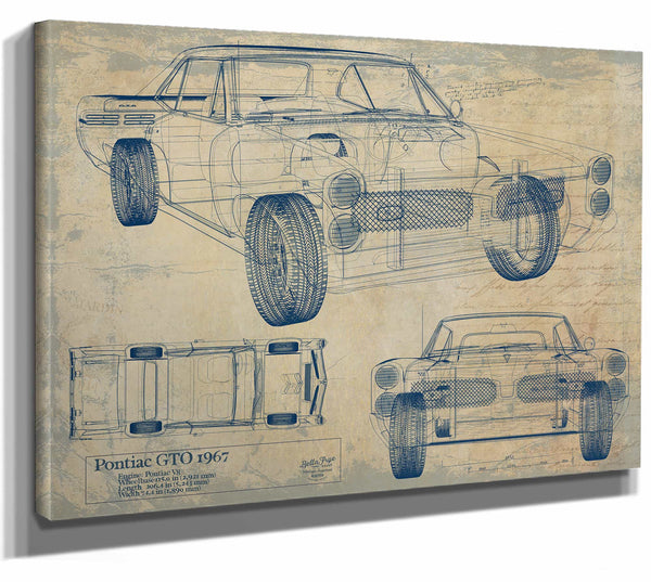 Pontiac Gto1967 Wall Art from Bella Frye.