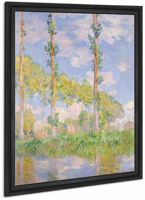 Poplars In The Sun By Claude Monet