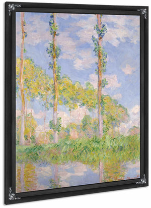 Poplars In The Sun By Claude Monet