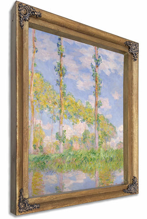 Poplars In The Sun By Claude Monet