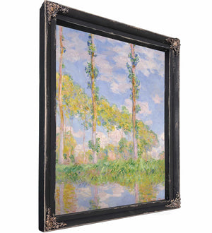 Poplars In The Sun By Claude Monet