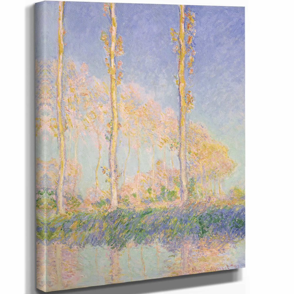 Claude Monet Poplars By Claude Monet