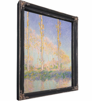 Poplars By Claude Monet