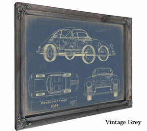 Porsche 356a Coupe 1955 Wall Art from Bella Frye.