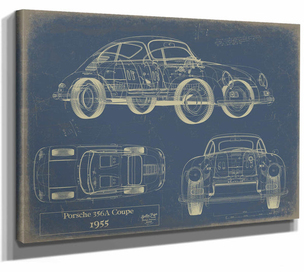 Porsche 356a Coupe 1955 Wall Art from Bella Frye.