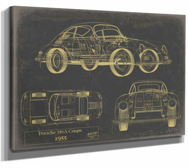 Porsche 356a Coupe 1955 Wall Art from Bella Frye.