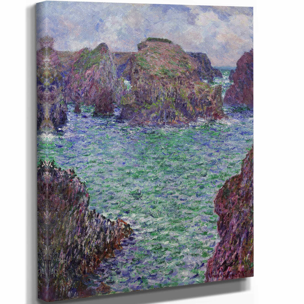 Claude Monet Port Goulphar Belle Ile By Claude Monet 1