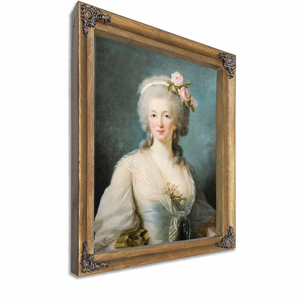 Portrait Of A Lady Said Portrait Of Jeanne De Valois Comtesse De La Motte By Elisab