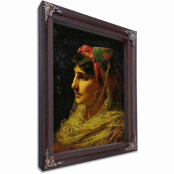 Portrait Of A Woman By Frederick Arthur Bridgman