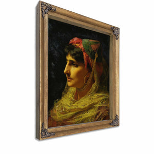 Portrait Of A Woman By Frederick Arthur Bridgman