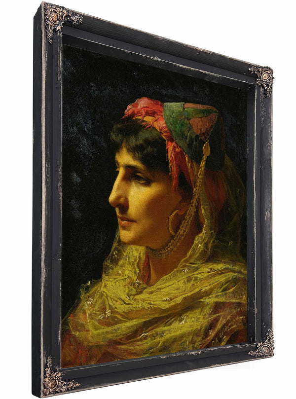 Portrait Of A Woman By Frederick Arthur Bridgman