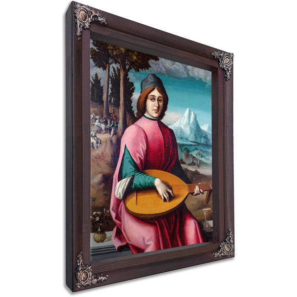 Portrait Of A Young Lute Player By Bacchiacca