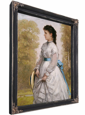 Portrait Of Agnes Elizabeth Claflin By William Morris Hunt