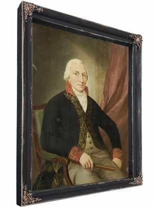 Portrait Of Albertus Henricus Wiese Governor General Of The Dutch East Indies By Ad