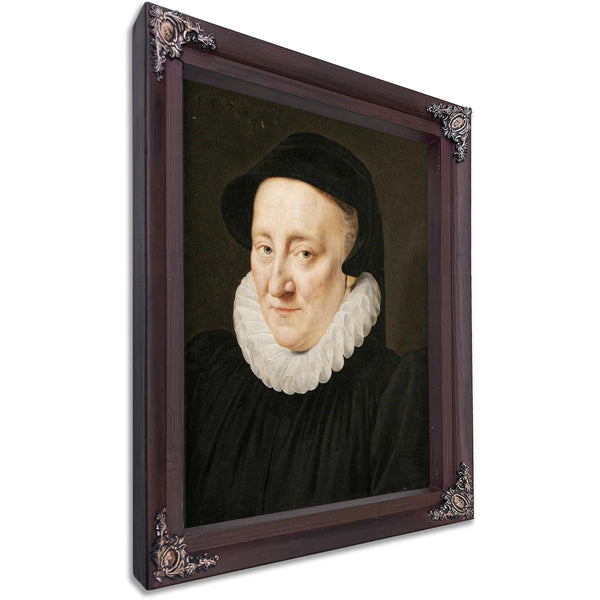 Portrait Of An Elderly Lady By Adriaen Thomasz Key