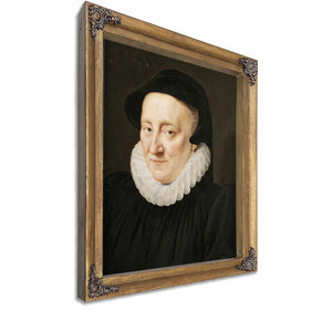 Portrait Of An Elderly Lady By Adriaen Thomasz Key