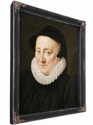 Portrait Of An Elderly Lady By Adriaen Thomasz Key