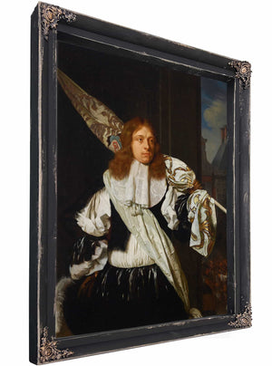 Portrait Of An Ensign Of The Leiden Civic Guard By Ary De Vois