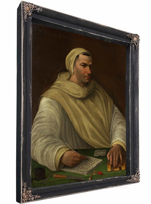 Portrait Of An Olivetan Monk By Baldassare Peruzzi