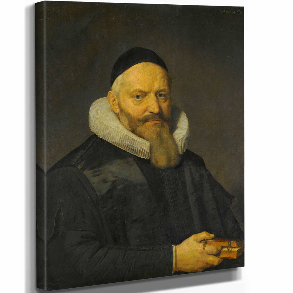 Da 11" x 14" / Stretched Canvas Wrap Portrait Of Anthony De Wale Professor Of Theology At The University In Leiden By Da