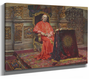 Portrait Of Cardinal Sembratowicz By Aleksander Augustynowicz