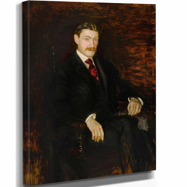 Thomas Eakins 11" x 14" / Stretched Canvas Wrap Portrait Of Dr Joseph Leidy Ii By Thomas Eakins