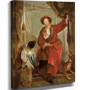 Antoine Pesne 11" x 14" / Stretched Canvas Wrap Portrait Of Friedrich Ernst Von Knyphausen – Ca By Antoine Pesne