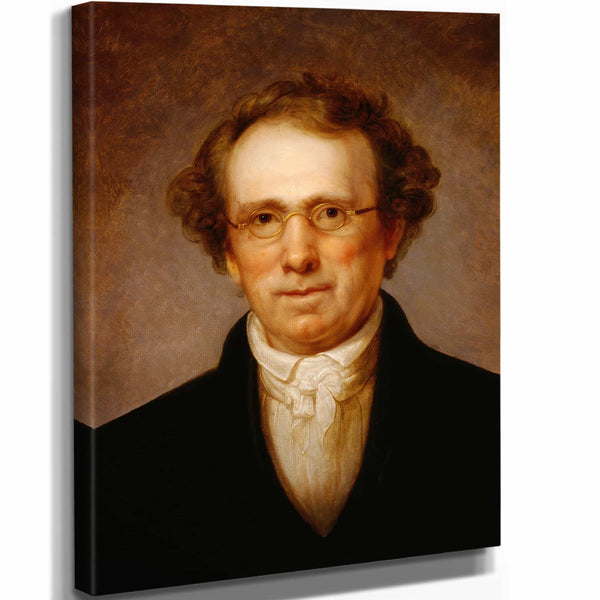 Rembrandt Peale 11" x 14" / Stretched Canvas Wrap Portrait Of Henry Robinson By Rembrandt Peale