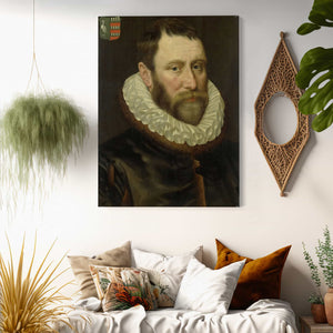 Adriaen Thomasz Key Portrait Of Jacob Bas Claesz By Adriaen Thomasz Key