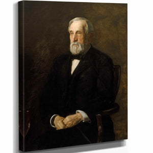 Thomas Eakins 11" x 14" / Stretched Canvas Wrap Portrait Of John B Gest By Thomas Eakins