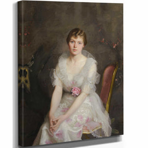 Portrait Of Louise Converse By William Mcgregor Paxton