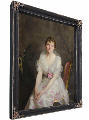 Portrait Of Louise Converse By William Mcgregor Paxton