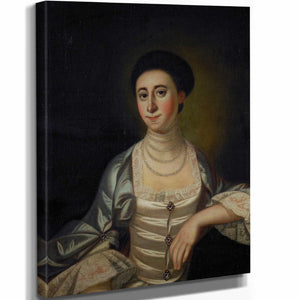 Jeremiah Theus 11" x 14" / Stretched Canvas Wrap Portrait Of Marcy Olney By Jeremiah Theus