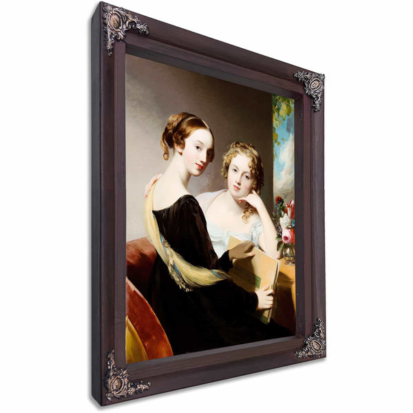 Portrait Of Misses Mary And Emily Mceuen By Thomas Sully