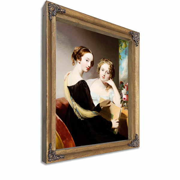 Portrait Of Misses Mary And Emily Mceuen By Thomas Sully