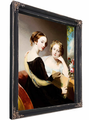 Portrait Of Misses Mary And Emily Mceuen By Thomas Sully