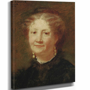 Mary Cassatt 11" x 14" / Stretched Canvas Wrap Portrait Of Mme Cortier By Mary Cassatt