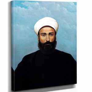 Portrait Of Mohamed Darouich Al Allousi By Abdul Qadir Al Rassam