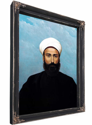 Portrait Of Mohamed Darouich Al Allousi By Abdul Qadir Al Rassam