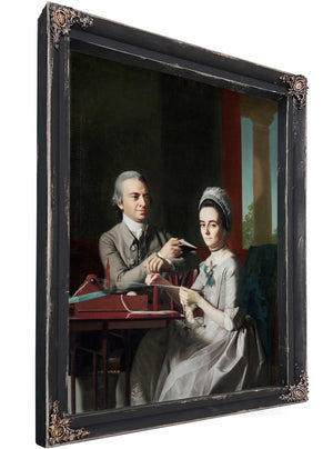 Portrait Of Mr And Mrs Thomas Mifflin By John Singleton Copley