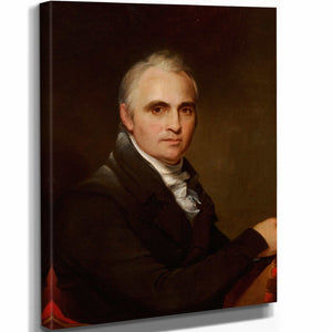 Thomas Sully 11" x 14" / Stretched Canvas Wrap Portrait Of Mr Dwight By Thomas Sully