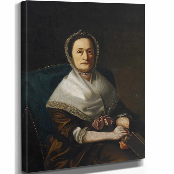 John Singleton Copley 11" x 14" / Stretched Canvas Wrap Portrait Of Mrs Ebenezer Austin By John Singleton Copley