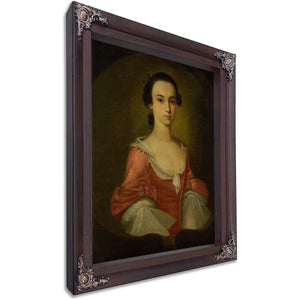 Portrait Of Mrs Gardner Greene By Jeremiah Theus