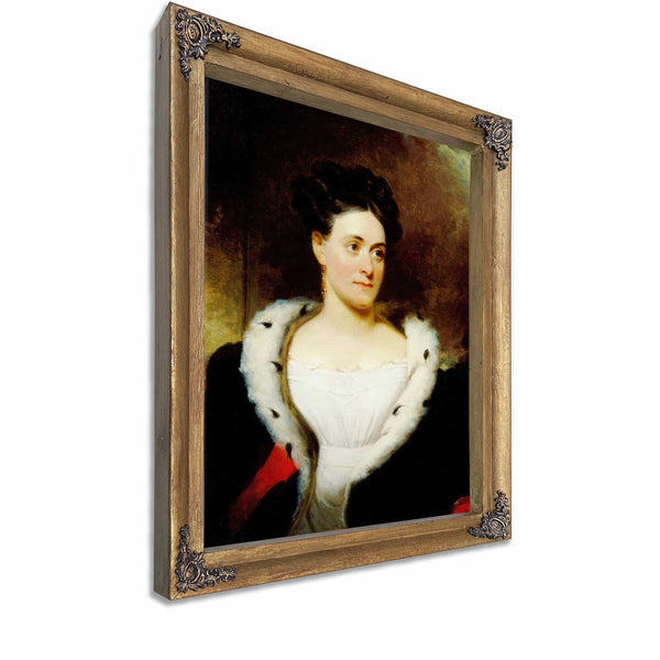 Portrait Of Mrs James W Wallack By Henry Inman