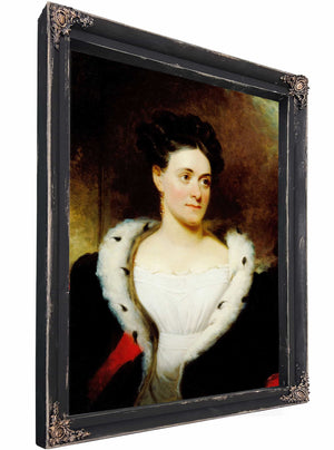 Portrait Of Mrs James W Wallack By Henry Inman