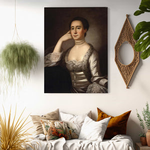 Jeremiah Theus Portrait Of Mrs John Champneys By Jeremiah Theus