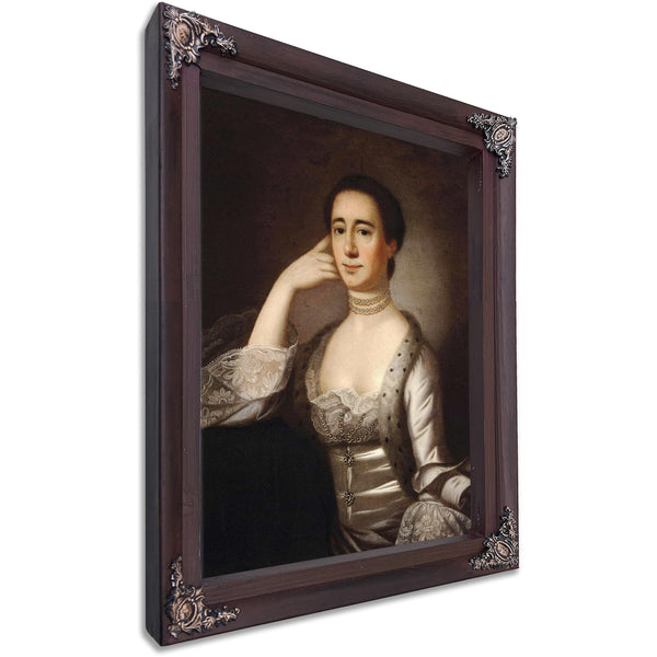 Portrait Of Mrs John Champneys By Jeremiah Theus