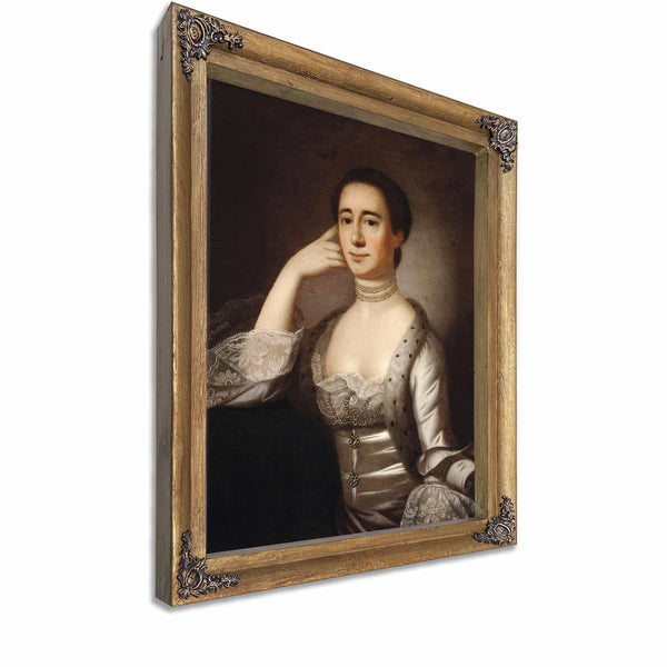 Portrait Of Mrs John Champneys By Jeremiah Theus