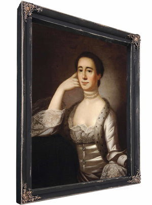 Portrait Of Mrs John Champneys By Jeremiah Theus